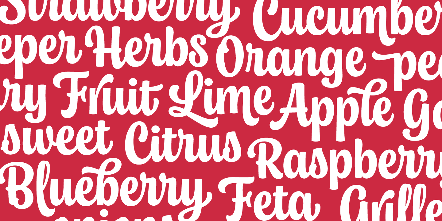 Chonky Poster Font preview